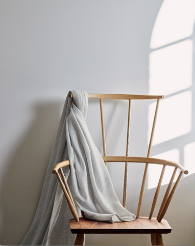 Whisper Grey Mist Fabric by Mark Alexander 
