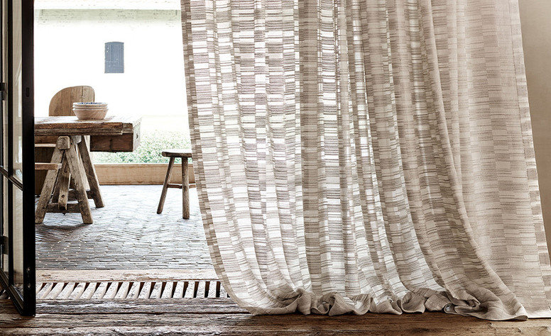 Matrix Grey Mist Fabric by Mark Alexander 