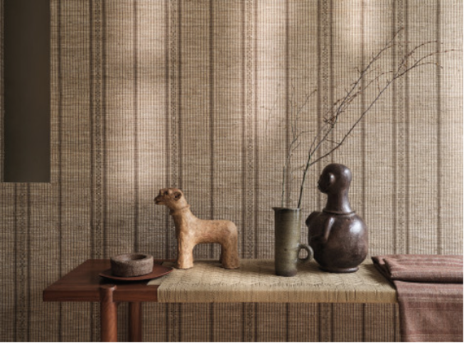 Medina Wallcovering Natural by Mark Alexander