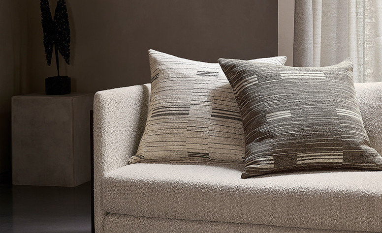 Offset Gunmetal Fabric by Mark Alexander 