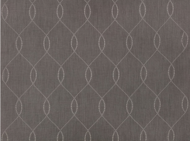 Ogee Grey Mist Fabric by Mark Alexander 