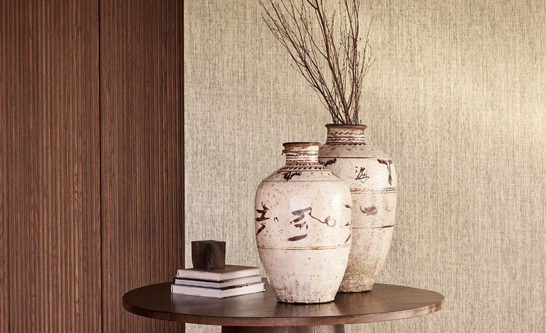 Ori Almond Wallcovering by Mark Alexander