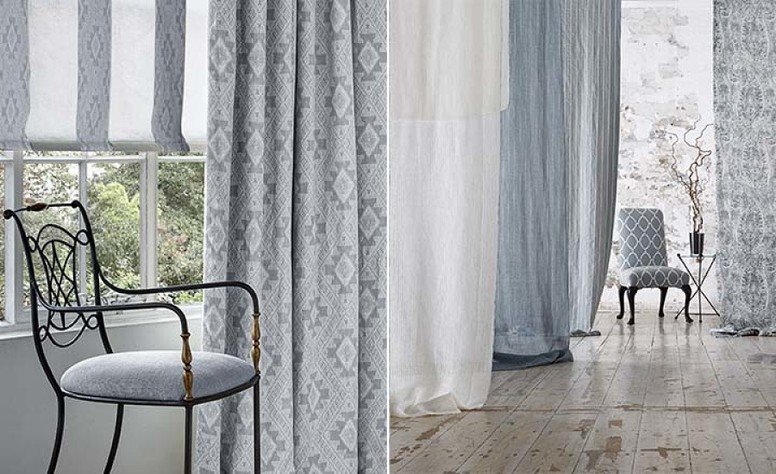 Patina Dove Fabric by Mark Alexander 