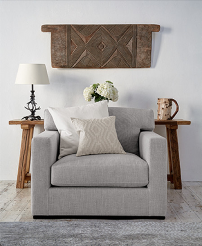 Patina Silverbirch Fabric by Mark Alexander 
