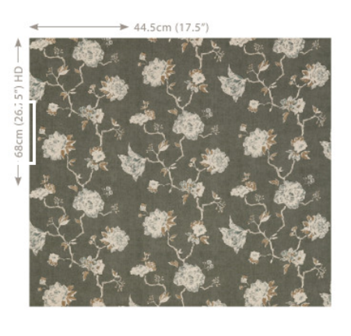 Peony Mole Fabric by Mark Alexander 
