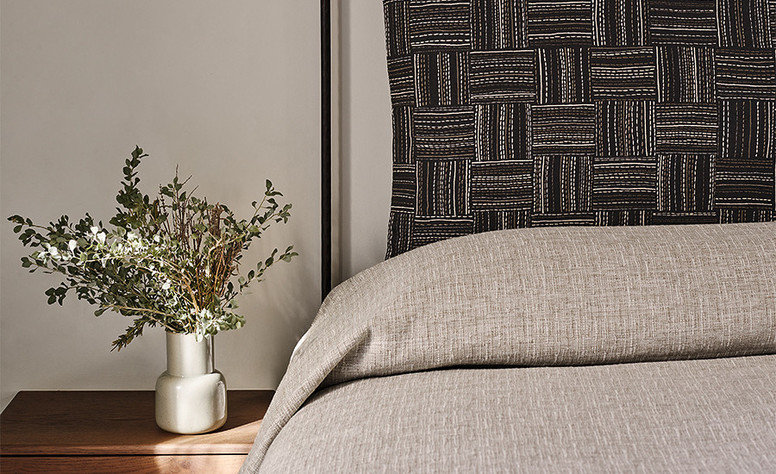 Sandtrace Anthracite Fabric by Mark Alexander 