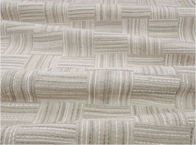 Sandtrace Flax Fabric by Mark Alexander 