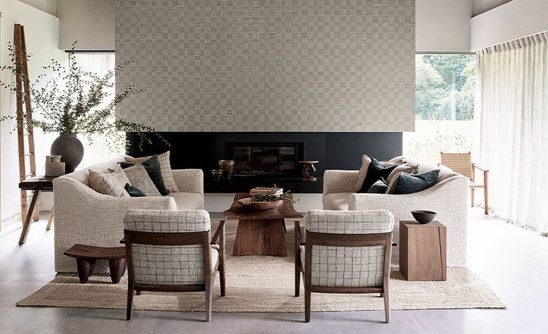 Serenity Grey Mist Fabric by Mark Alexander 