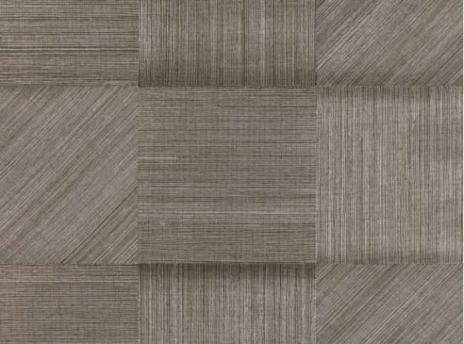 Square Cut Silver Wallcovering by Mark Alexander