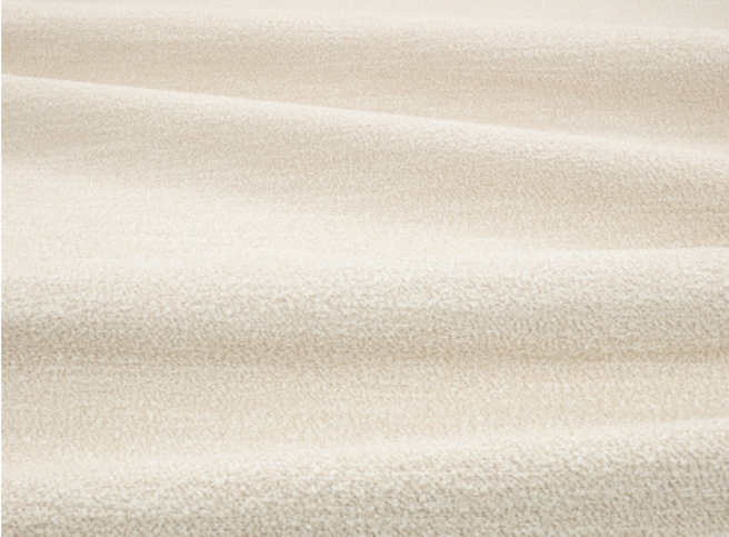 Veranda Bouclé White Sand Fabric by Mark Alexander 
