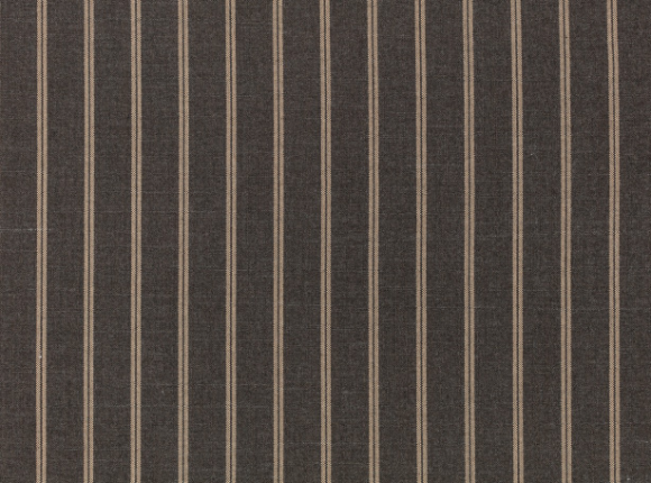 Veranda Deck Stripe Gunmetal Fabric by Mark Alexander 