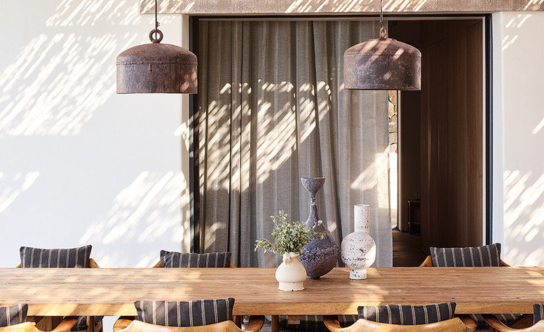 Veranda Deck Stripe Gunmetal Fabric by Mark Alexander 