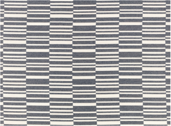 Veranda Offset Indigo Fabric by Mark Alexander 