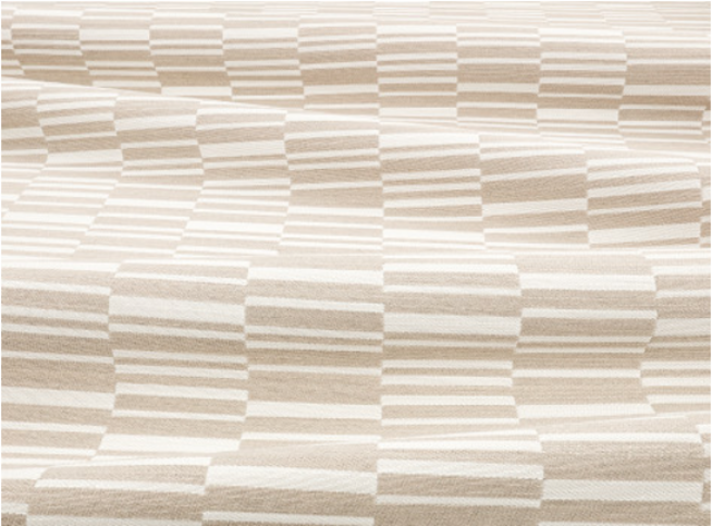 Veranda Offset Sand Fabric by Mark Alexander 