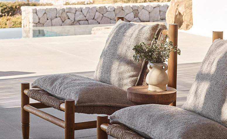 Veranda Panama Sand Fabric by Mark Alexander 