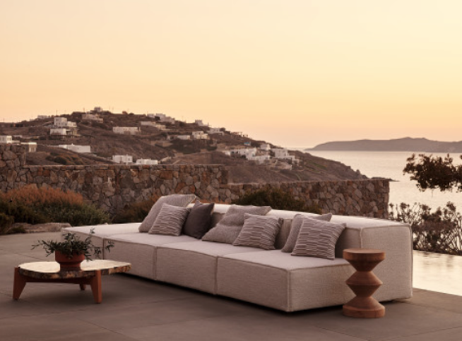 Veranda Panama Sand Fabric by Mark Alexander 
