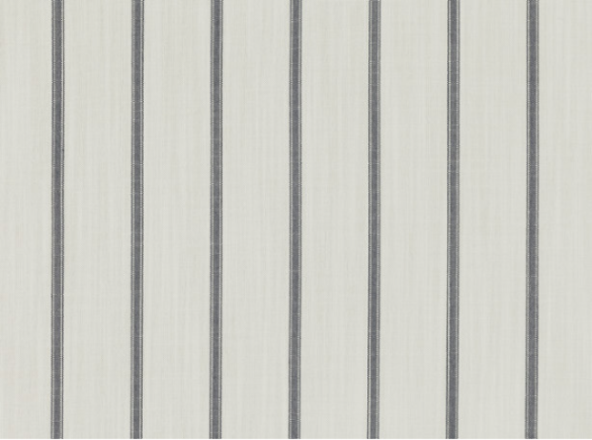 Veranda Ticking Carbon Grey Fabric by Mark Alexander 