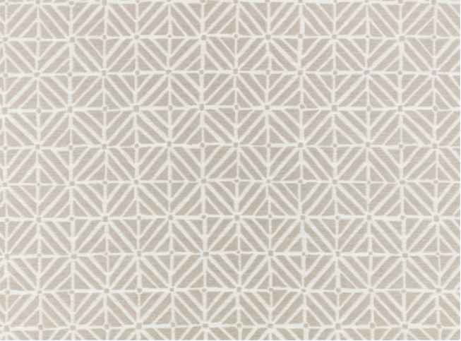 Veranda Tile Sand Fabric by Mark Alexander 