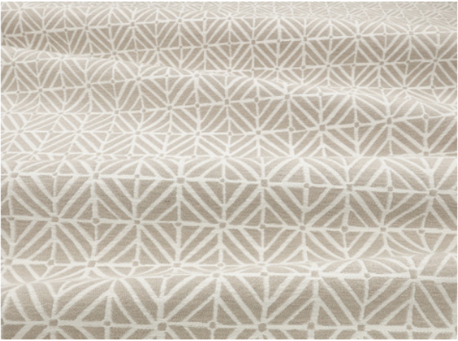 Veranda Tile Sand Fabric by Mark Alexander 