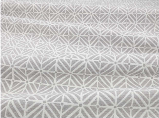 Veranda Tile Silverbirch Fabric by Mark Alexander 