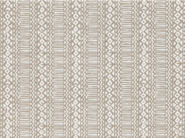 Veranda Zigzag Sand Fabric by Mark Alexander 