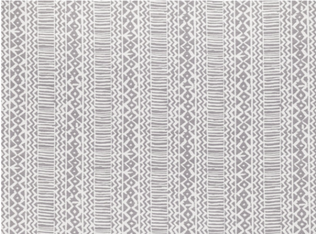 Veranda Zigzag Silverbirch Fabric by Mark Alexander 