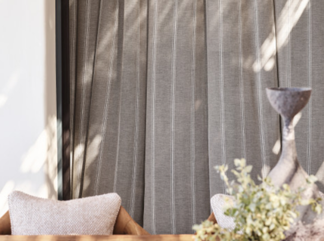 Waterline Gunmetal Fabric by Mark Alexander 