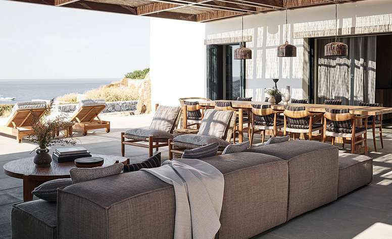 Waterline Gunmetal Fabric by Mark Alexander 