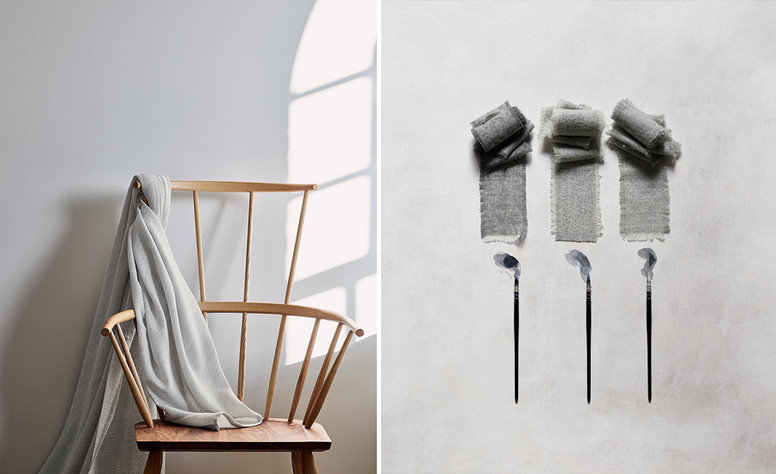 Whisper Silvershell Fabric by Mark Alexander 