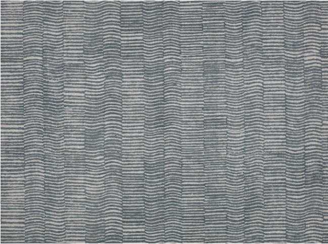 Woodcut Atlantic Fabric by Mark Alexander 