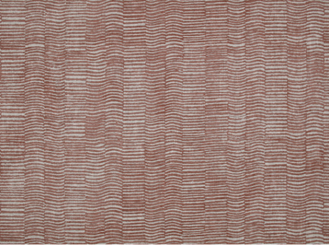 Woodcut Burnt Orange Fabric by Mark Alexander 
