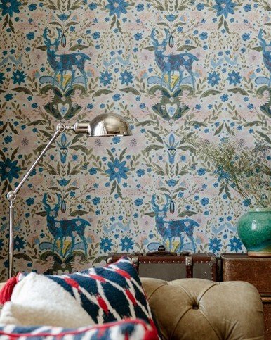 Der König Light Blue Wallpaper by Mind the Gap