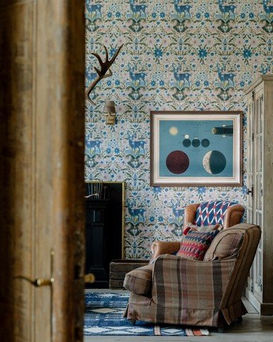 Der König Light Blue Wallpaper by Mind the Gap