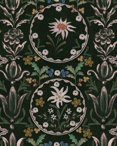 Edelweiss Cypress Green Wallpaper by Mind the Gap