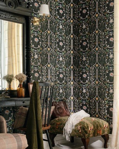Edelweiss Cypress Green Wallpaper by Mind the Gap