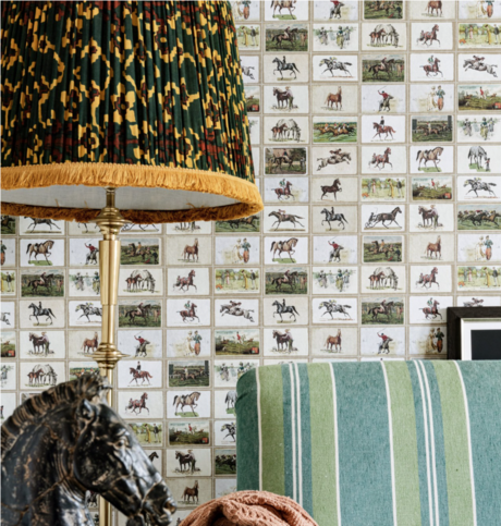English Equestrian Stamps Wallpaper by Mind the Gap