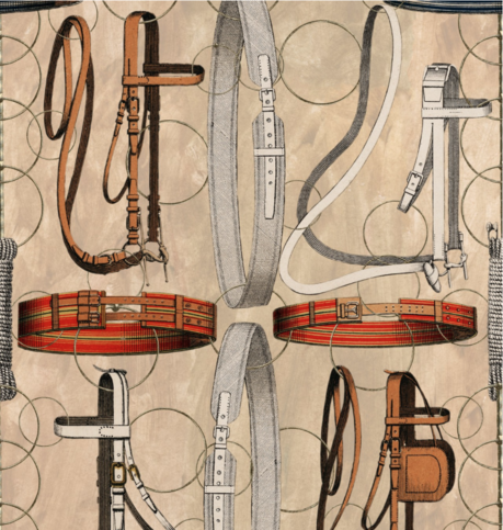 Equestrian Equipment Light Wallpaper by Mind the Gap