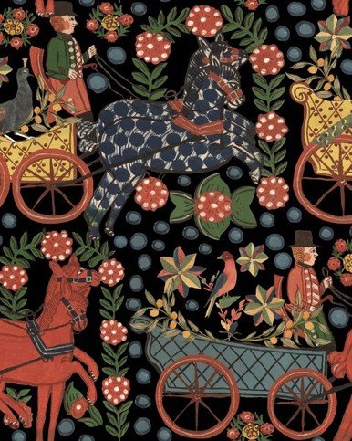 Fasnacht Anthracite Wallpaper by Mind the Gap