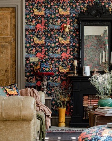 Fasnacht Anthracite Wallpaper by Mind the Gap