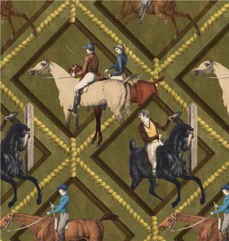 Gymkhana Khaki Wallpaper by Mind the Gap