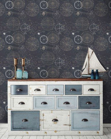 Astronomy Blue Wallpaper by Mind The Gap 