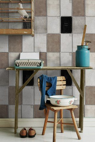 Book Covers Neutral Wallpaper by Mind The Gap 