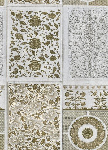 Chinese Patterns Brown Wallpaper by Mind The Gap 