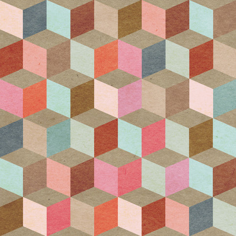 Coloured Geometry Wallpaper by Mind The Gap 