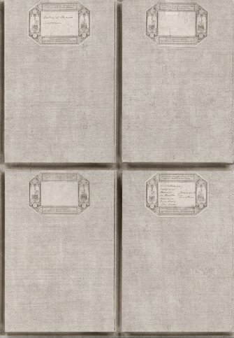 Fabric Covers Taupe Wallpaper by Mind The Gap 