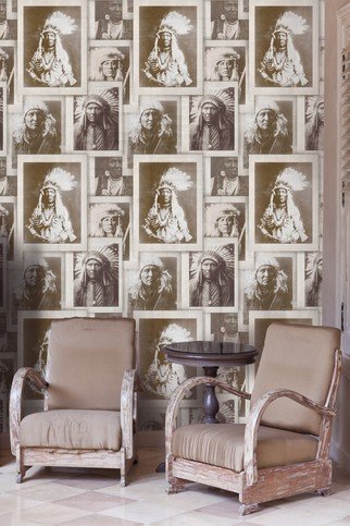 Indian Chiefs Sepia Wallpaper by Mind The Gap 