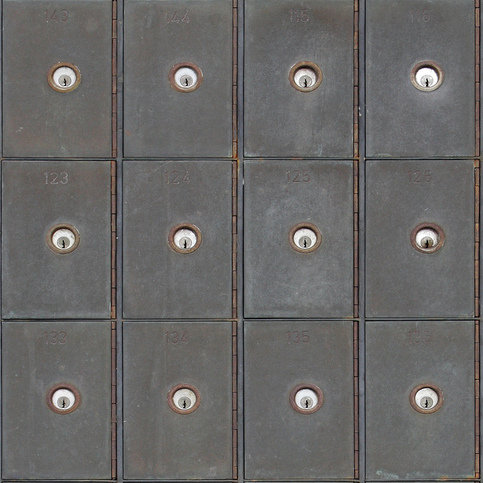 Industrial Metal Cabinets Wallpaper by Mind The Gap 