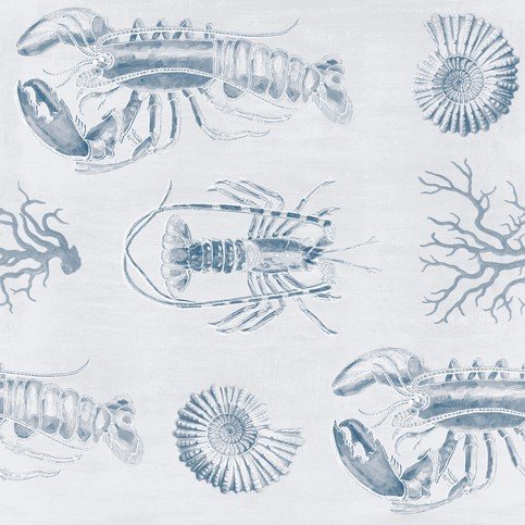 Lobster Blue Wallpaper by Mind The Gap 