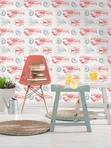 Lobster Wallpaper by Mind The Gap 