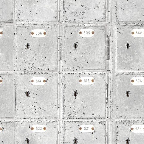 Locker Room White Wallpaper by Mind The Gap 